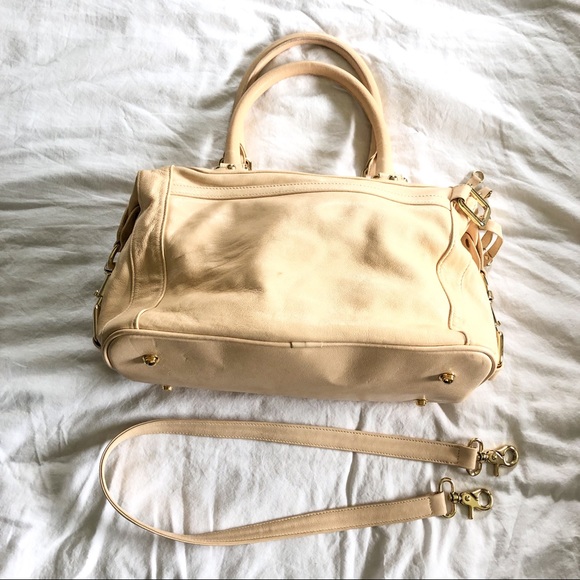 Rebecca Minkoff MAB satchel bag in peachy cream - Picture 4 of 16